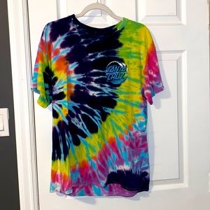 Santa Cruz tie dye t-shirt